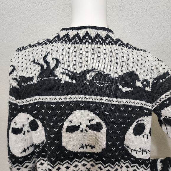 The Nightmare Before Christmas Fair Isle Cardigan Size S - Picture 7 of 12